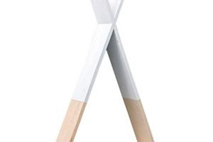 Estanteria blanca y madera ikea