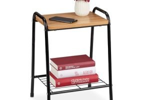 Mesita de noche metalica ikea