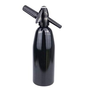 1 Botella De Un Litro De Aluminio Soda Sifón Seltzer, Home Bar Al Aire Libre Manual Carbonatada del Agua con Gas CO2 Bricolaje Bebidas Portátil Sifón