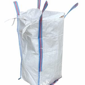 A&A Supplies – Barrow Logs Leña Leña 50 x 50 x 100 cm FIBC Bulk Builders Bag para jardín, resistente, industrial, tejido fuerte, sacos enormes, toneladas con tapa, 500 kg 1/2 tonelada (2)