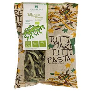 «Tallarines ecológicos con alga wakame bolsa 227 g»