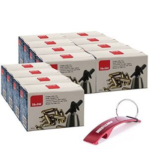 120 Cargas Soda CO2 + Llavero Bricolemar de Regalo