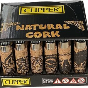 30 Mechero Clipper Encendedor Margarita o Cork con Funda (S)