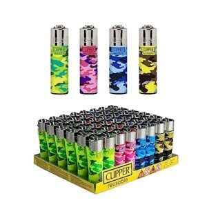 48 Mecheros Encendedores Pocket Recargables y Reutilizables (J)